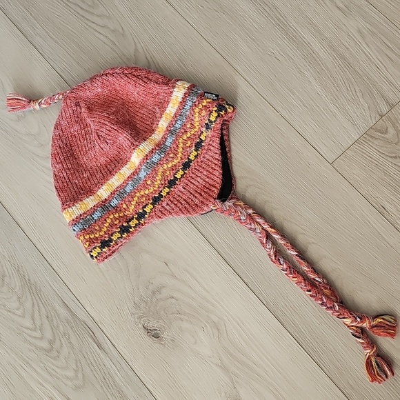 Vintage 🇨🇦 Merkley Wool Blend Ear Flap Toque - Picture 8 of 15